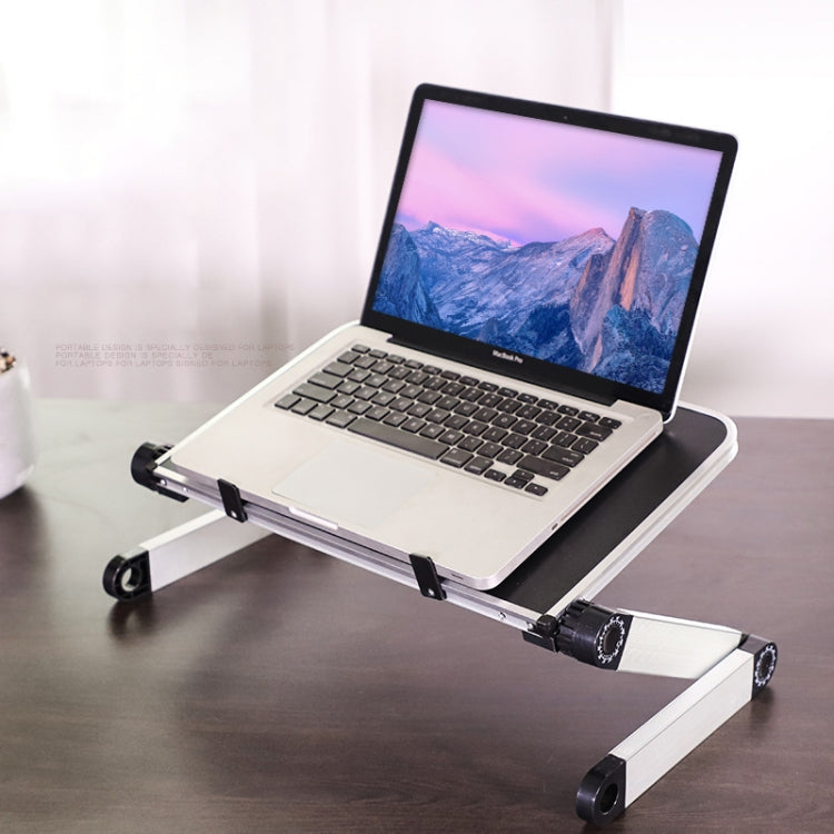 Universal 360 Degree Adjustment Folding Aluminum Alloy Laptop Stand(White) - Laptop Stand by PMC Jewellery | Online Shopping South Africa | PMC Jewellery | Buy Now Pay Later Mobicred