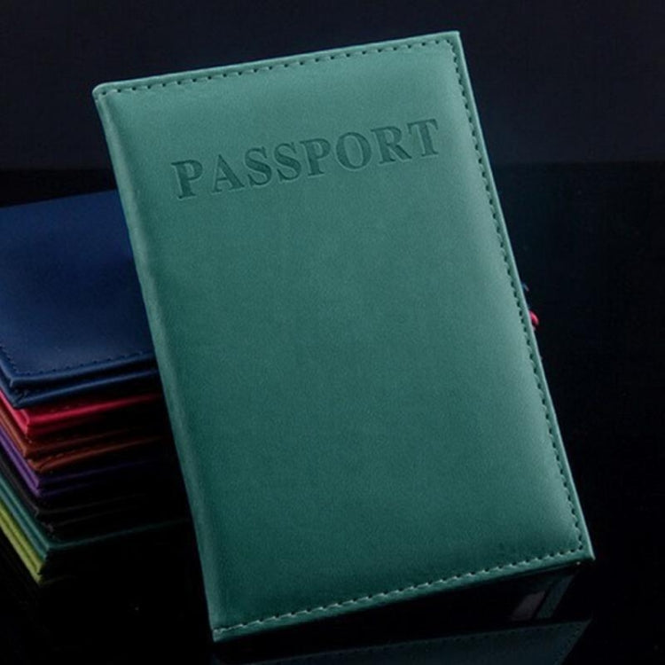 Artificial Leather Travel Passport Cover(rose red) - Card & Passport Bags by PMC TechLife | Online Shopping South Africa | PMC TechLife