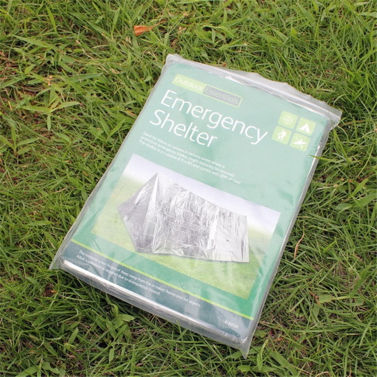 Emergency Simple Tent Outdoor Rescue Blanket First Aid Sunscreen Insulation Blanket, Color:Silver - Tents & Accessories by PMC TechLife | Online Shopping South Africa | PMC TechLife | Buy Now Pay Later Mobicred