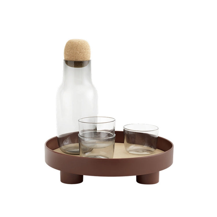 Multifunctional Storage Fruit Tray Cup Perfume Debris Desktop Decoration Plate Tray(Gray) - free shipping - PMc TechLife - Order now!