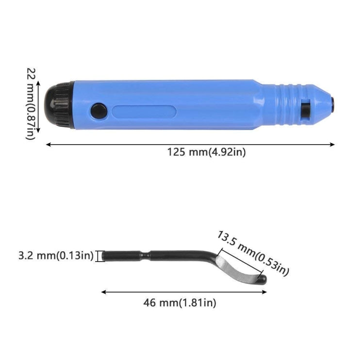 NB1100 Hand Deburr Trimming Knife Scraper, Style:Handle +10 Cutter Heads - Others by PMC Jewellery | Online Shopping South Africa | PMC Jewellery