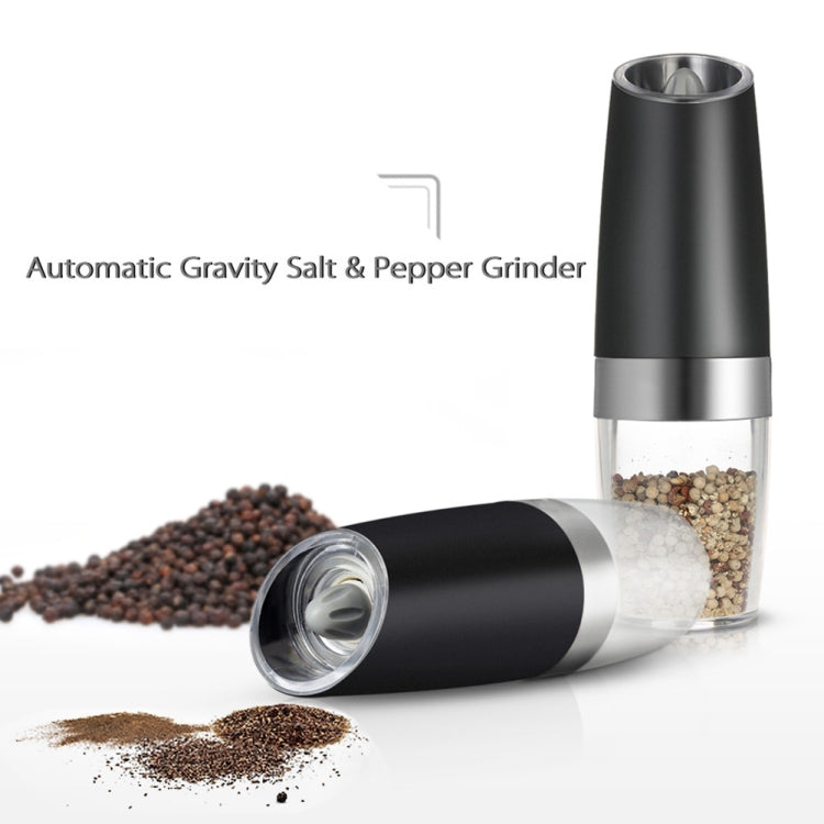 Automatic Electric Pepper Grinder Salt Mill with LED Light - Stirrer & Squeezer by PMC TechLife | Online Shopping South Africa | PMC TechLife | Buy Now Pay Later Mobicred