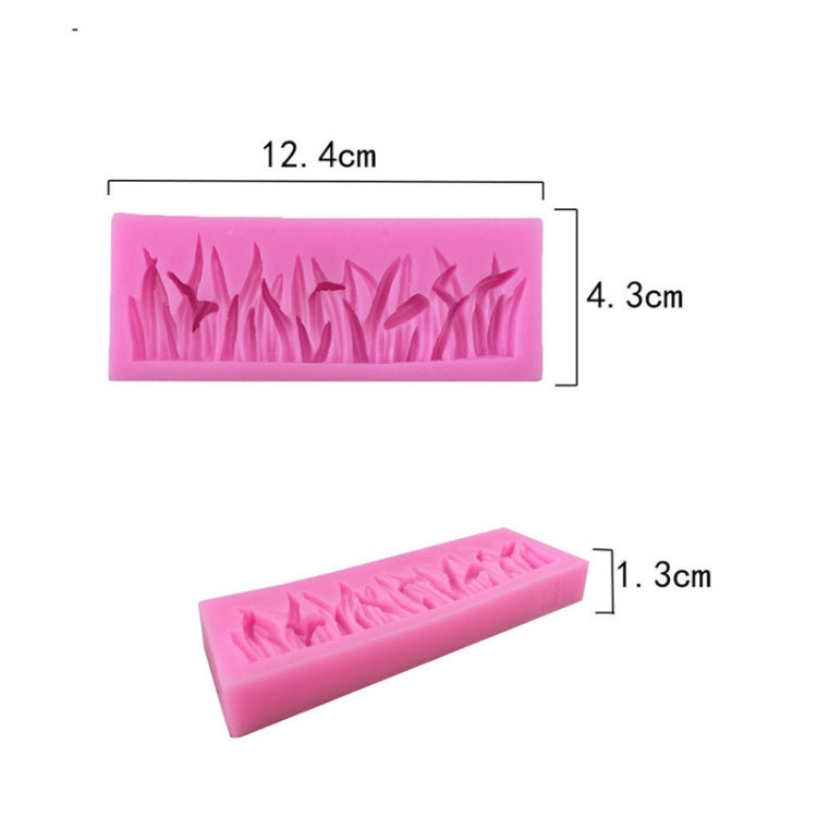 2 PCS Grass Decoration Liquid Silicone Mold Fondant Cake Mold - Food Molds by PMC TechLife | Online Shopping South Africa | PMC TechLife