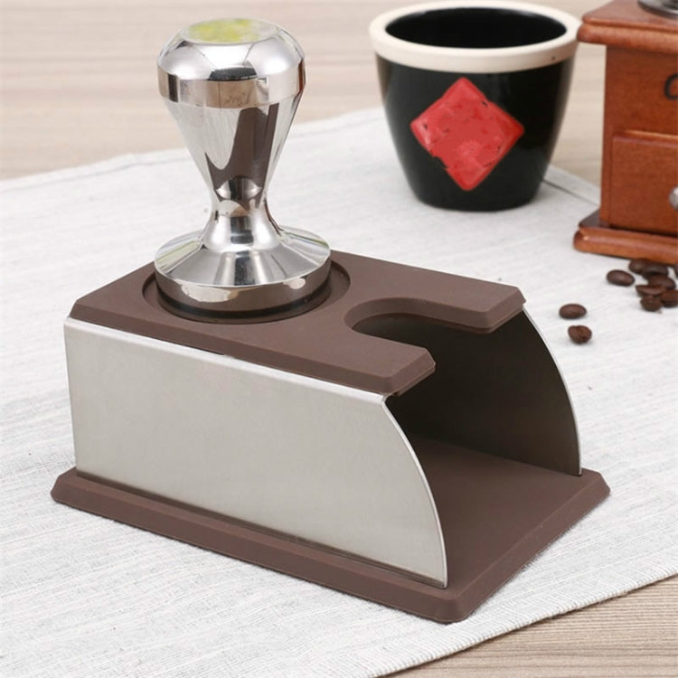 Stainless Steel Solid Wood Handle Integrated Coffee Powder, Specification:57.5mm, Color:Red Sandalwood Handle - free shipping - PMC TechLife - Order now!
