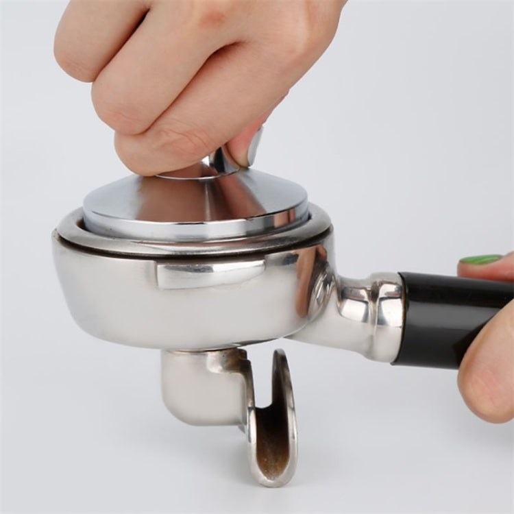 Stainless Steel Solid Wood Handle Integrated Coffee Powder, Specification:58mm, Color:Stainless Steel Integration - free shipping - PMC TechLife - Order now!