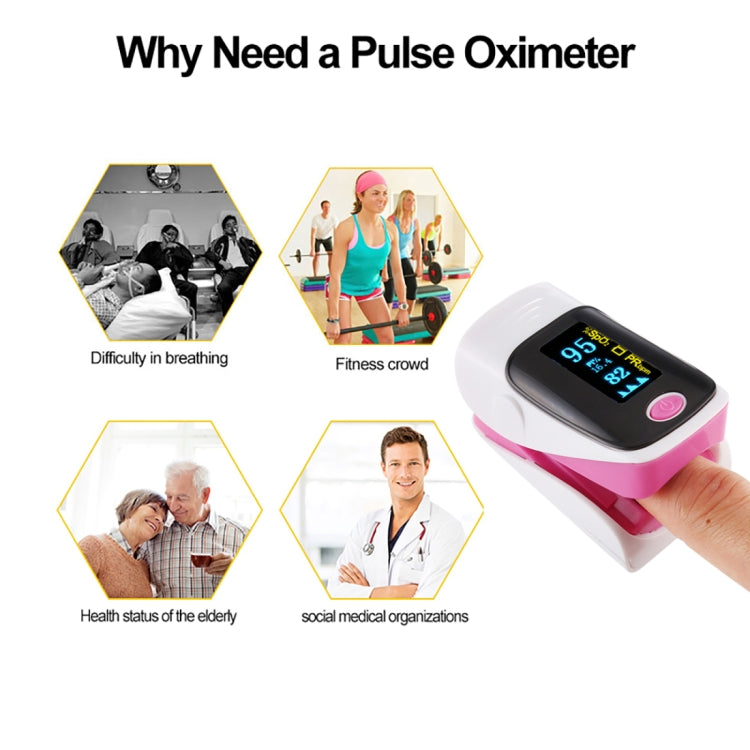 AB-80 Precision Finger Pulse Oximeter Blood Oxygen Monitor(Grey) - free shipping - PMC TechLife - Order now!