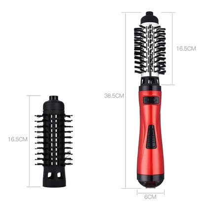 360 Degrees Rotation Electric Hair Dryer Brush Professional Hair Blow Dryer Comb Electric Hair Curler, Random Color Delivery, EU Plug - Hair Curler by PMC Jewellery | Online Shopping South Africa | PMC Jewellery