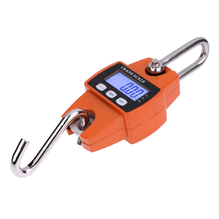 300kg x 100g Portable LCD Digital Stainless Steel Hook Mini Electronic Hook Scale - Hanging Scales by PMC TechLife | Online Shopping South Africa | PMC TechLife