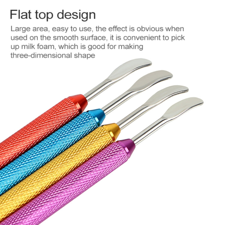 Fancy Coffee Pull Flower Needle Stainless Steel Carved Rod Crochet Flower Needle(Purple) - free shipping - PMC TechLife - Order now!