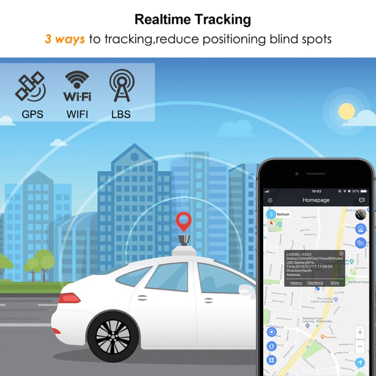 TL209C Car Truck Vehicle Tracking 2G GSM GPRS GPS Tracker - Car Tracker by PMC Jewellery | Online Shopping South Africa | PMC Jewellery | Buy Now Pay Later Mobicred