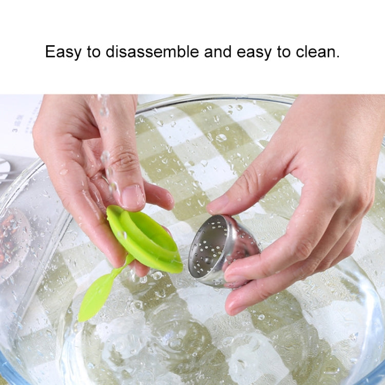 Stainless Steel Silicone Hanging Tea Bag Tea Strainers (Green) - Tea Strainers by PMC TechLife | Online Shopping South Africa | PMC TechLife