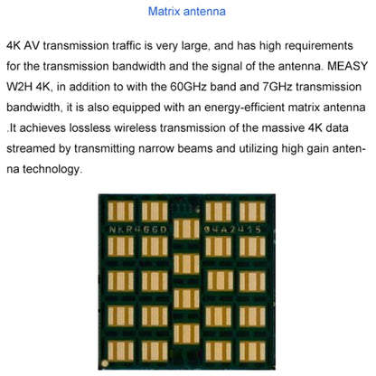 Measy W2H 60GHz 1080P Ultra HD Wireless Transmission Kit, Transmission Distance: 30m, US Plug - Set Top Box & Accessories by Measy | Online Shopping South Africa | PMC Jewellery | Buy Now Pay Later Mobicred