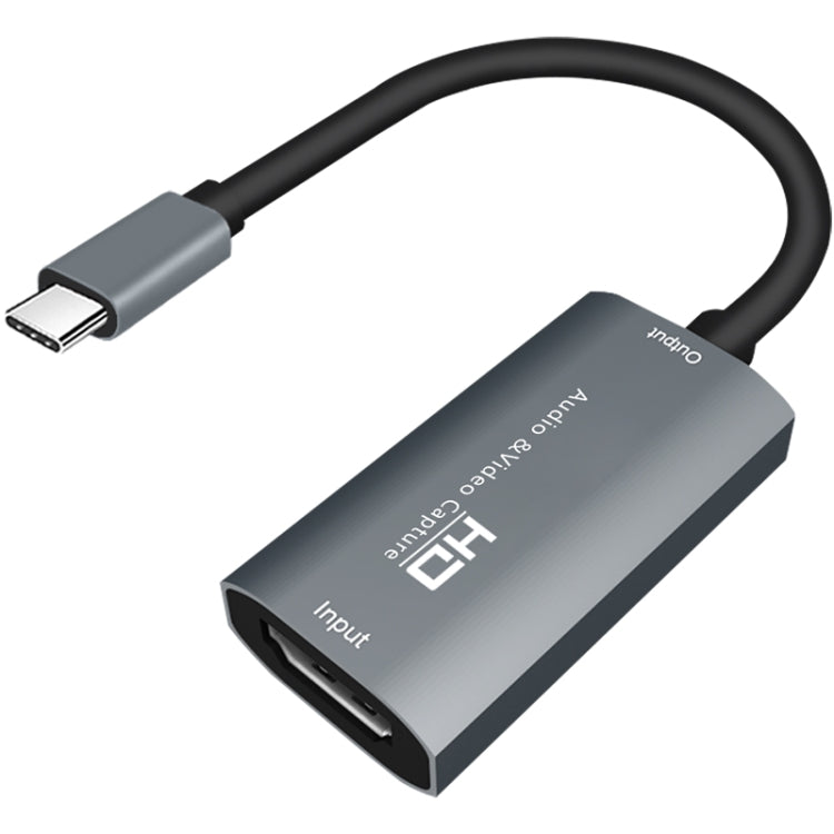 Z29A HDMI Female to USB-C / Type-C Male Video Audio Capture Box(Grey) - Video Capture Solutions by PMC Jewellery | Online Shopping South Africa | PMC Jewellery | Buy Now Pay Later Mobicred