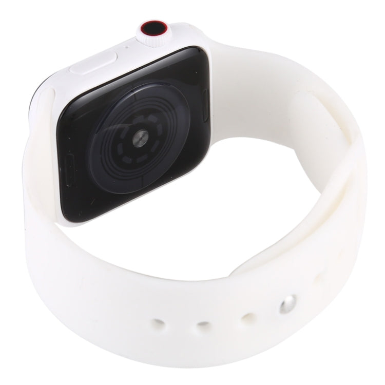 For Apple Watch Series 5 44mm Black Screen Non-Working Fake Dummy Display Model(White) - Watch Model by PMC Jewellery | Online Shopping South Africa | PMC Jewellery | Buy Now Pay Later Mobicred