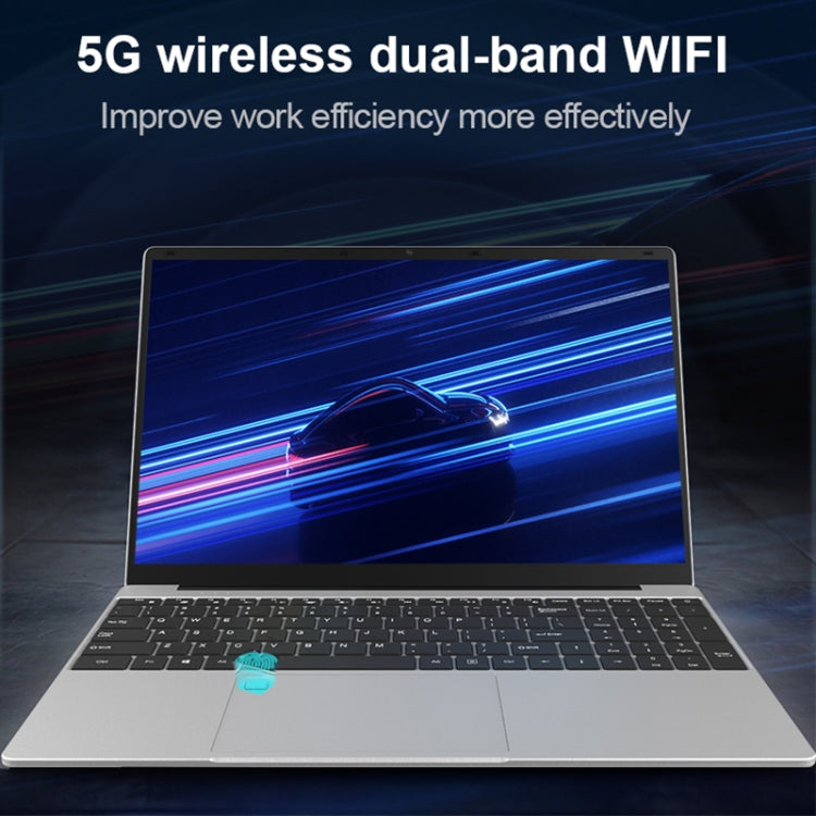 H15 15.6 inch Ultrathin Laptop, 16GB+128GB, Windows 11 Intel Processor N95 Quad Core, EU Plug (Silver) - free shipping - PMc TechLife - Order now!