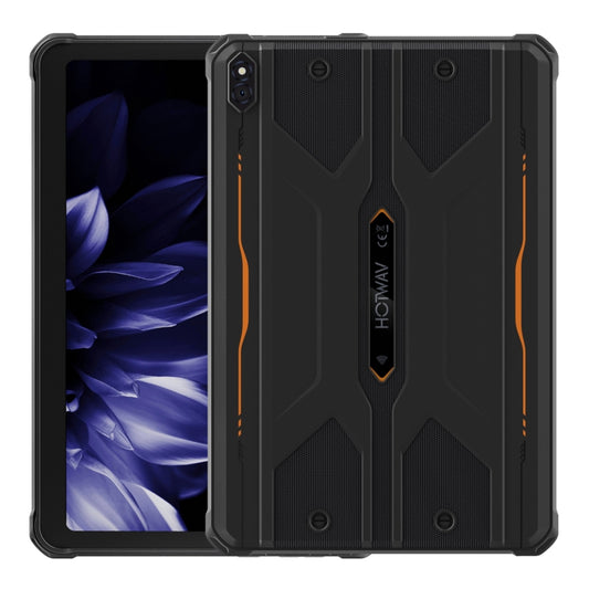 HOTWAV Tab R8 IP68/IP69K Rugged Tablet, 4GB+128GB, 10.1 inch Android 14 Unisoc T606 Octa Core 4G Network, Global Version with Google Play, EU Plug (Black+Orange) - Other by HOTWAV | Online Shopping South Africa | PMC Jewellery | Buy Now Pay Later Mobicred