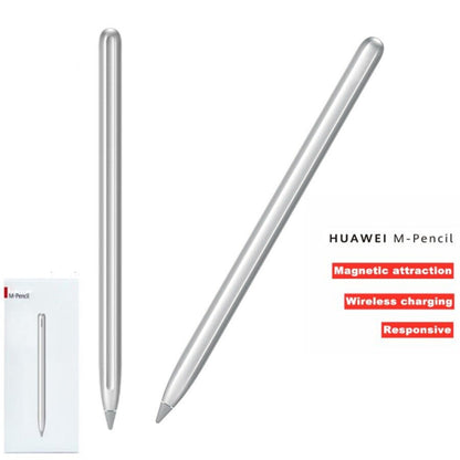 Original Huawei M-Pencil 160mm Stylus Pen + 2 Spare Nibs Set for Huawei MatePad Pro / MatePad(Silver) - Stylus Pen by Huawei | Online Shopping South Africa | PMC Jewellery