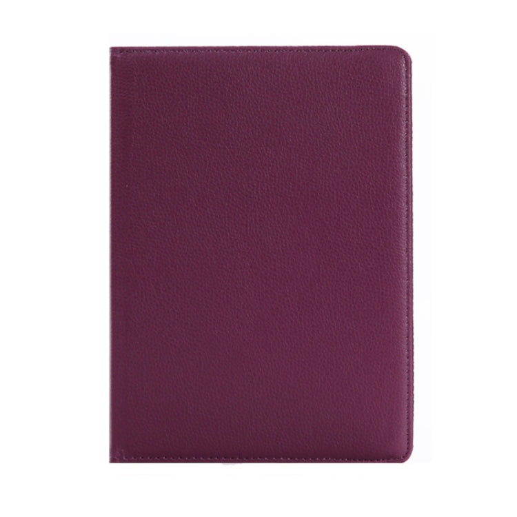 Litchi Texture Horizontal Flip 360 Degrees Rotation Leather Case for Huawei MediaPad T5 10.1, with Holder (Purple) - Huawei by PMC Jewellery | Online Shopping South Africa | PMC Jewellery