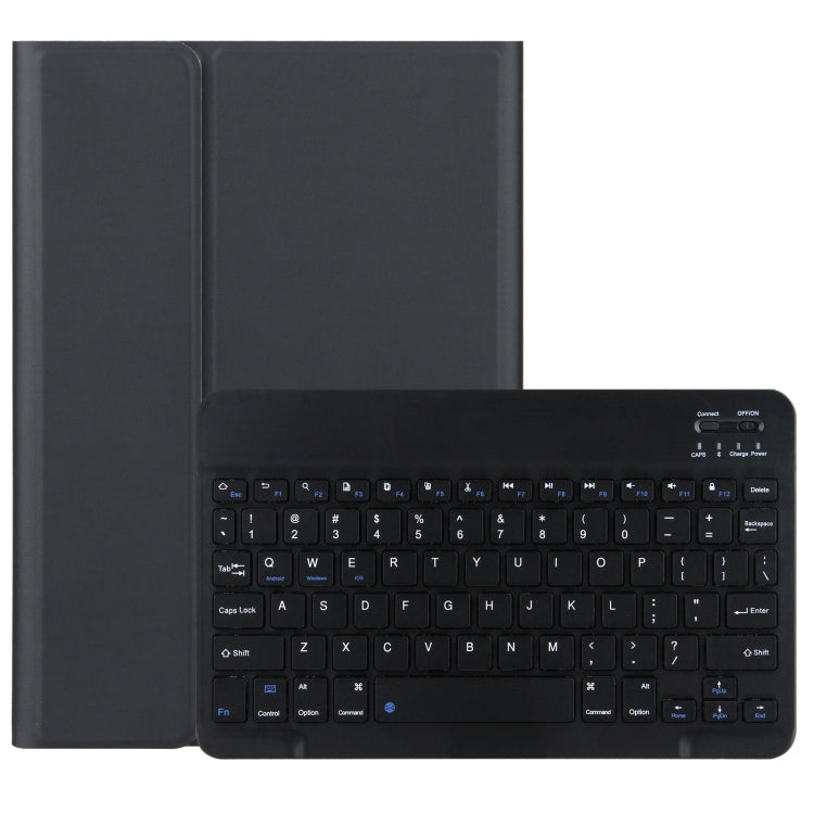 DY-E10 2 in 1 Removable Bluetooth Keyboard + Protective Leather Tablet Case with Holder for Lenovo Tab E10(Black) - Lenovo Keyboard by PMC Jewellery | Online Shopping South Africa | PMC Jewellery