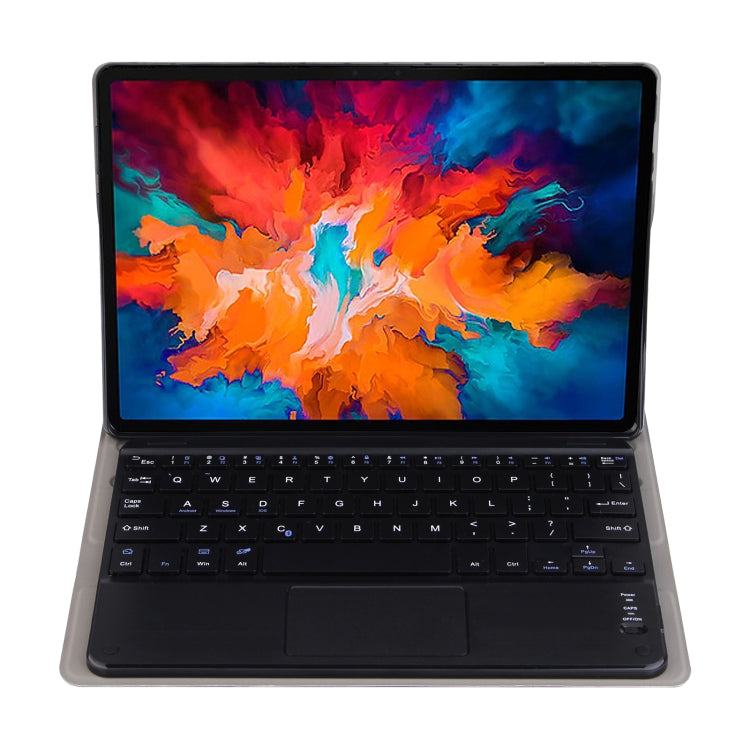 DY-M10ReL-C 2 in 1 Removable Bluetooth Keyboard + Protective Leather Tablet Case with Touchpad & Holder for Lenovo Tab M10 FHD REL(Black) - Lenovo Keyboard by PMC TechLife | Online Shopping South Africa | PMC TechLife