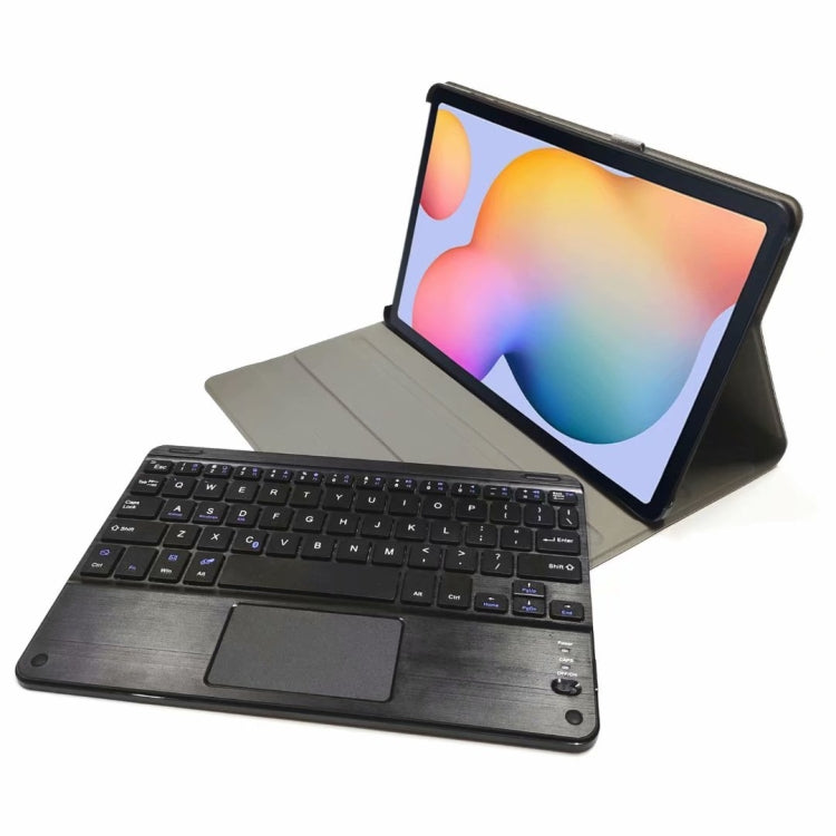 DY-M10ReL-C 2 in 1 Removable Bluetooth Keyboard + Protective Leather Tablet Case with Touchpad & Holder for Lenovo Tab M10 FHD REL(Black) - Lenovo Keyboard by PMC TechLife | Online Shopping South Africa | PMC TechLife