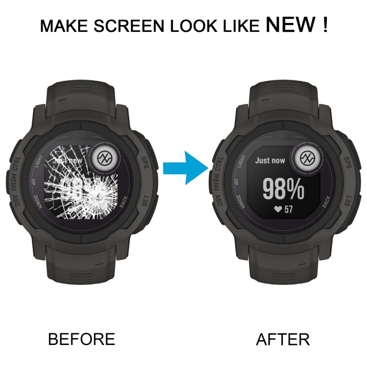 For Garmin Instinct 2 Original LCD Screen with Digitizer Full Assembly(Black) - For Garmin by PMC TechLife | Online Shopping South Africa | PMC TechLife