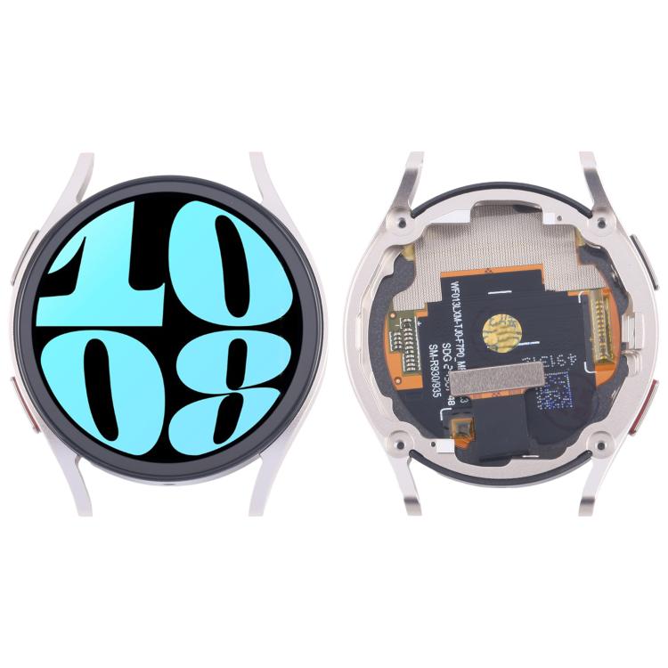 For Samsung Galaxy Watch6 40mm SM-R930/R935 Original LCD Screen Digitizer Full Assembly with Frame (Silver) - free shipping - PMC TechLife - Order now!