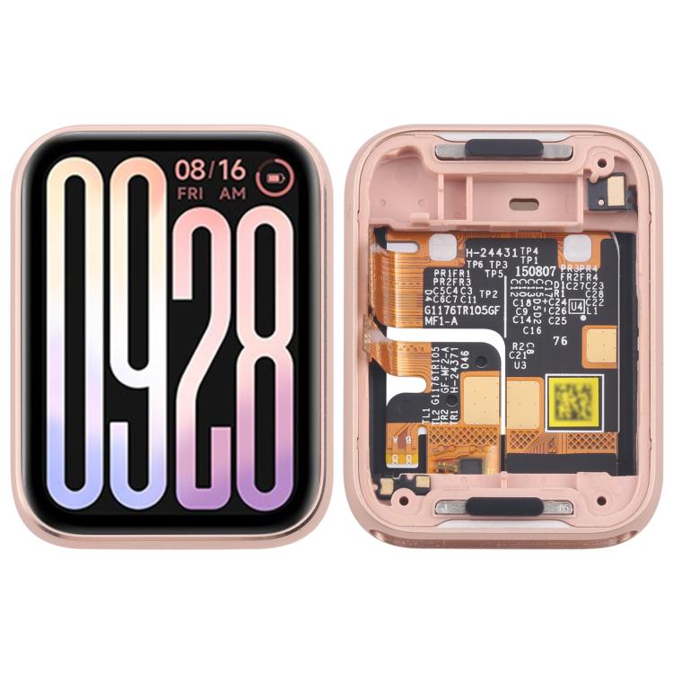 For Xiaomi Smart Band 9 Pro Original LCD Screen Digitizer Full Assembly With Frame (Pink) - For Xiaomi by PMC TechLife | Online Shopping South Africa | PMC TechLife | Buy Now Pay Later Mobicred