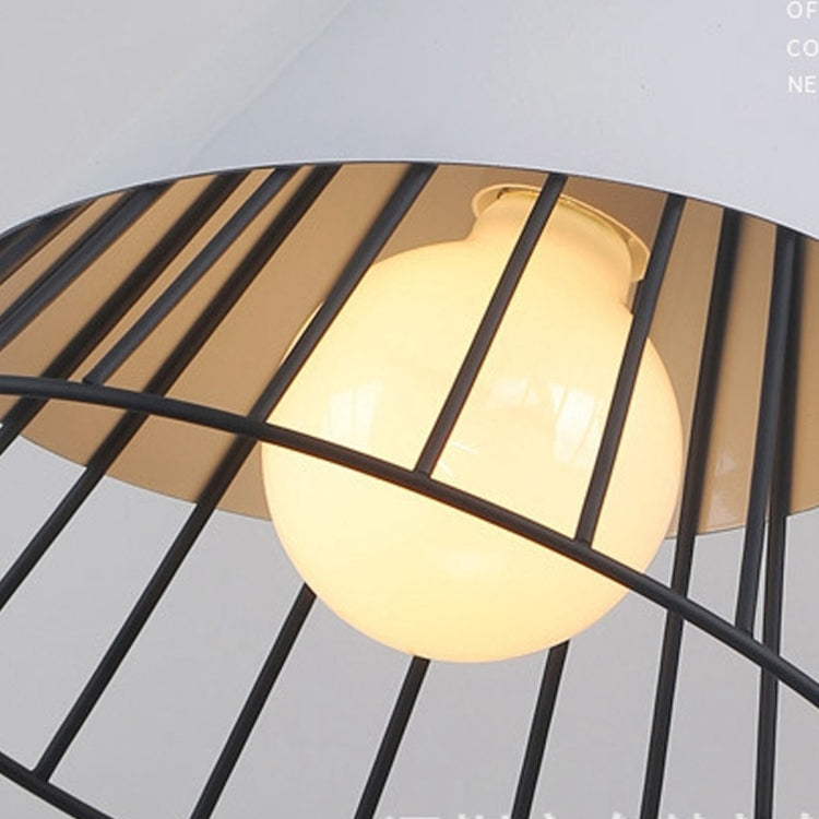 E27 Modern Lighting Iron Solid Wood Pendant Light Hanging Lamp (Black) - free shipping - PMc TechLife - Order now!