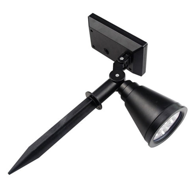 Solar Lights 2-in-1 Waterproof 4 LED Solar Spotlight Adjustable Wall Light Landscape Light Security Lighting - With Solar Panel by YWXLight | Online Shopping South Africa | PMC Jewellery