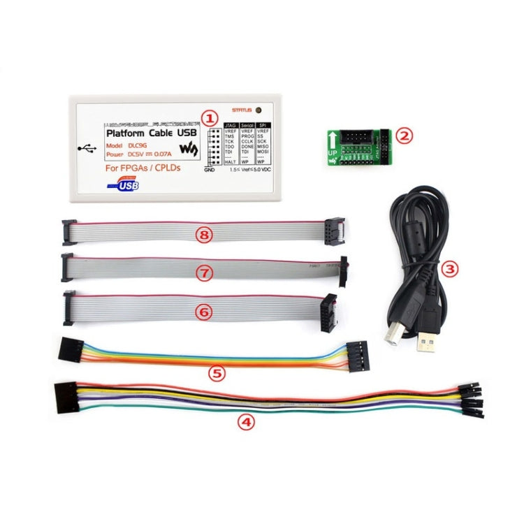 Platform Cable USB, Programmer & Debugger for Xilinx Devices - FPGA Tools by Waveshare | Online Shopping South Africa | PMC Jewellery | Buy Now Pay Later Mobicred