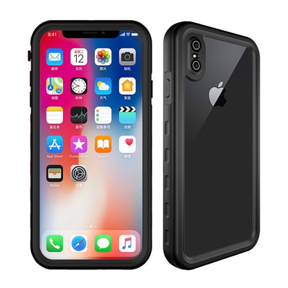 For iPhone XS Max 2m Waterproof Snowproof 2m Shockproof Dustproof PC+Silicone Case (Black) - More iPhone Cases by PMC Jewellery | Online Shopping South Africa | PMC Jewellery