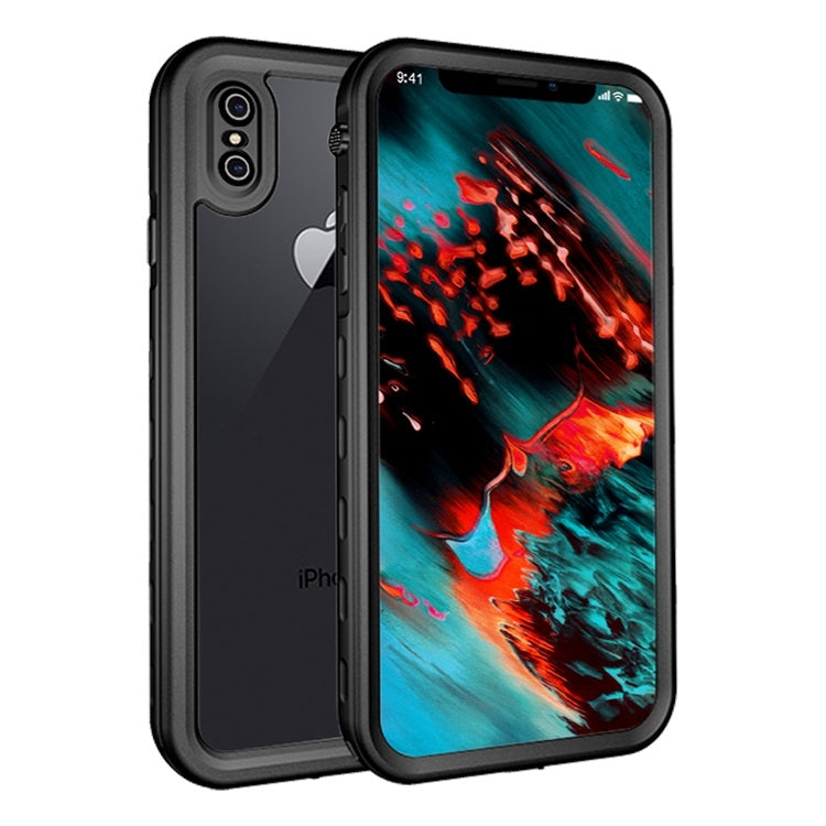 For iPhone XS Max 2m Waterproof Snowproof 2m Shockproof Dustproof PC+Silicone Case (Black) - More iPhone Cases by PMC Jewellery | Online Shopping South Africa | PMC Jewellery