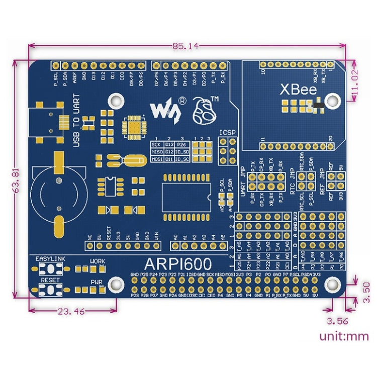Waveshare Adapter Board for Arduino & Raspberry Pi - free shipping - PMC TechLife - Order now!