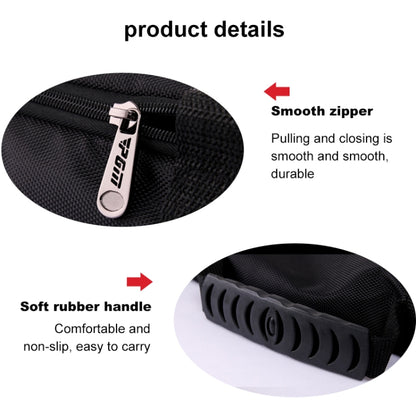 PGM Golf Foldable Portable Nylon Ball Bag(Black Silver) - Golf Accessories by PGM | Online Shopping South Africa | PMC Jewellery | Buy Now Pay Later Mobicred