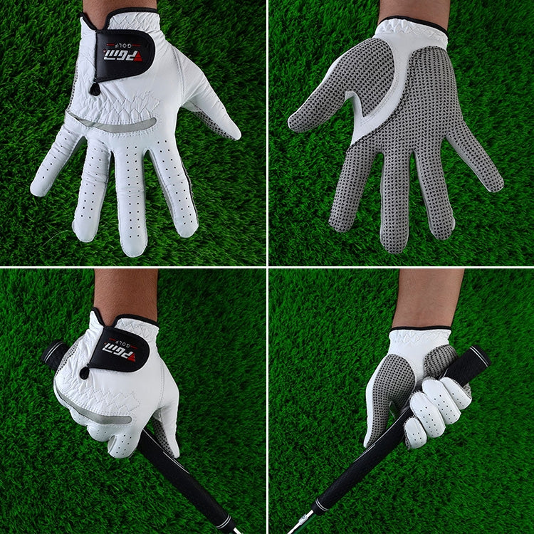 PGM Golf Sheepskin Anti-Slip Single Gloves for Men(Size: 26-Left Hand) - Safety Gloves by PGM | Online Shopping South Africa | PMC TechLife | Buy Now Pay Later Mobicred