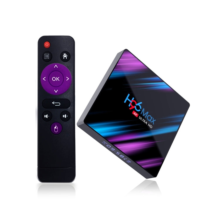 H96 Max-3318 4K Ultra HD Android TV Box with Remote Controller, Android 9.0, RK3318 Quad-Core 64bit Cortex-A53, WiFi 2.4G/5G, Bluetooth 4.0, 2GB+16GB - RK3318 by PMC Jewellery | Online Shopping South Africa | PMC Jewellery