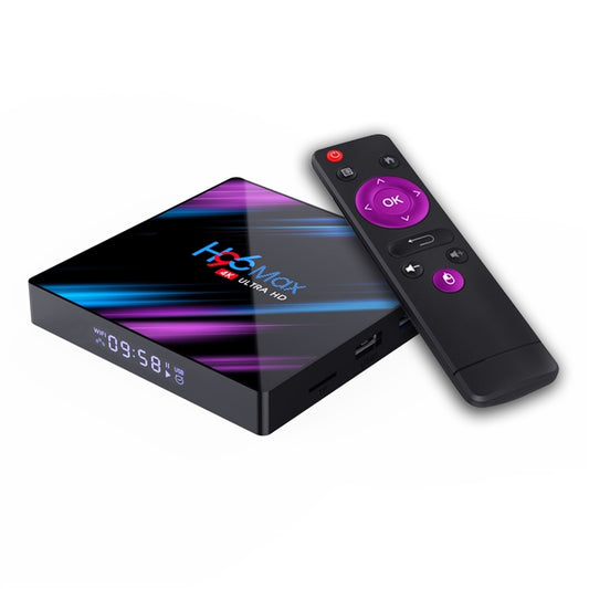 H96 Max-3318 4K Ultra HD Android TV Box with Remote Controller, Android 9.0, RK3318 Quad-Core 64bit Cortex-A53, WiFi 2.4G/5G, Bluetooth 4.0, 4GB+32GB - RK3318 by PMC Jewellery | Online Shopping South Africa | PMC Jewellery | Buy Now Pay Later Mobicred