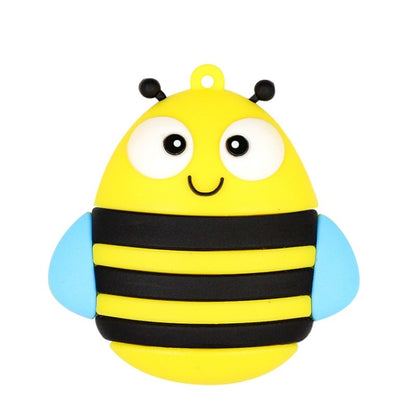 MicroDrive 128GB USB 2.0 Creative Cute Bee U Disk - USB Flash Drives by MicroDrive | Online Shopping South Africa | PMC Jewellery | Buy Now Pay Later Mobicred