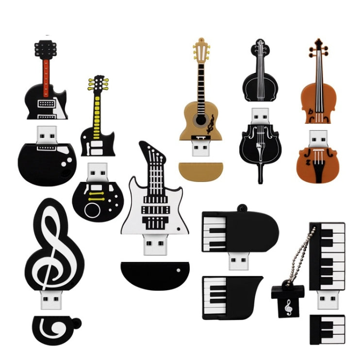MicroDrive 128GB USB 2.0 Guitar U Disk - free shipping - PMC Jewellery - Order now!