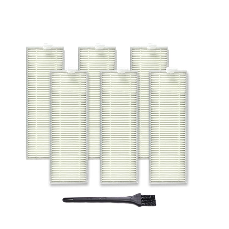 XI267 6 PCS I259 Filter + G101 Small Black Brush for ILIFE A7 A9 - For ILIFE Accessories by PMC TechLife | Online Shopping South Africa | PMC TechLife | Buy Now Pay Later Mobicred