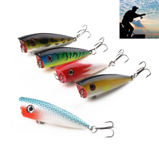 HENGJIA PO035 6cm/6g 5 PCS Simulation Hard Baits Fishing Lures Set Tackle Baits Fit Saltwater and Freshwater - Fishing Lures by HENGJIA | Online Shopping South Africa | PMC Jewellery