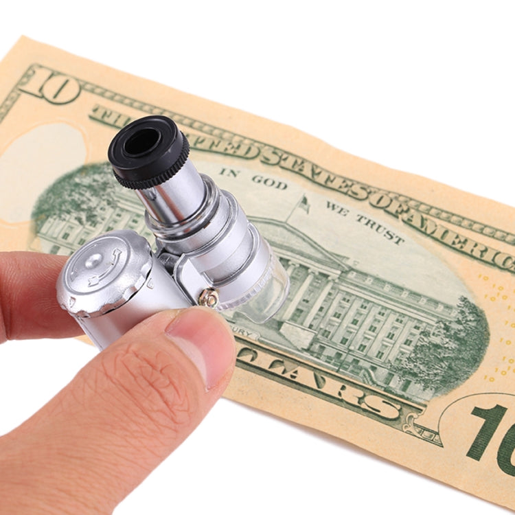 Mini Portable 60X Jewelry Appraisal Microscope with LED Light & Currency Detecting Function - free shipping - PMC TechLife - Order now!