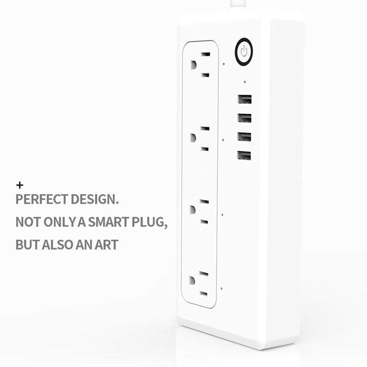 XS-A24 WiFi Smart Power Plug Socket Wireless Remote Control Timer Power Switch with USB Port, Compatible with Alexa and Google Home, Support iOS and Android, US Plug - Smart Socket by PMC Jewellery | Online Shopping South Africa | PMC Jewellery