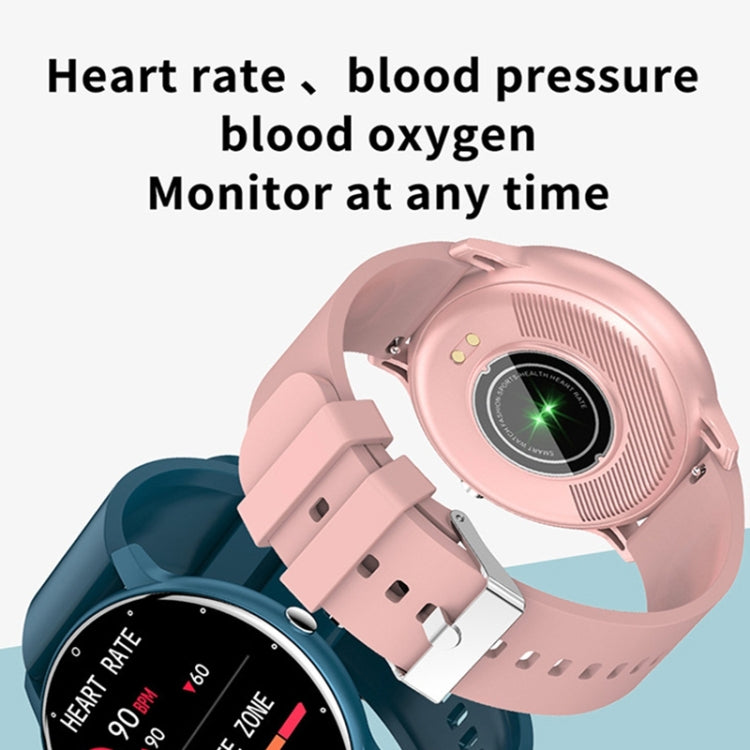 ZL02D 1.28 inch IP67 Waterproof Steel Band Smart Watch Support Heart Rate Monitoring (Pink) -  by PMC Jewellery | Online Shopping South Africa | PMC Jewellery