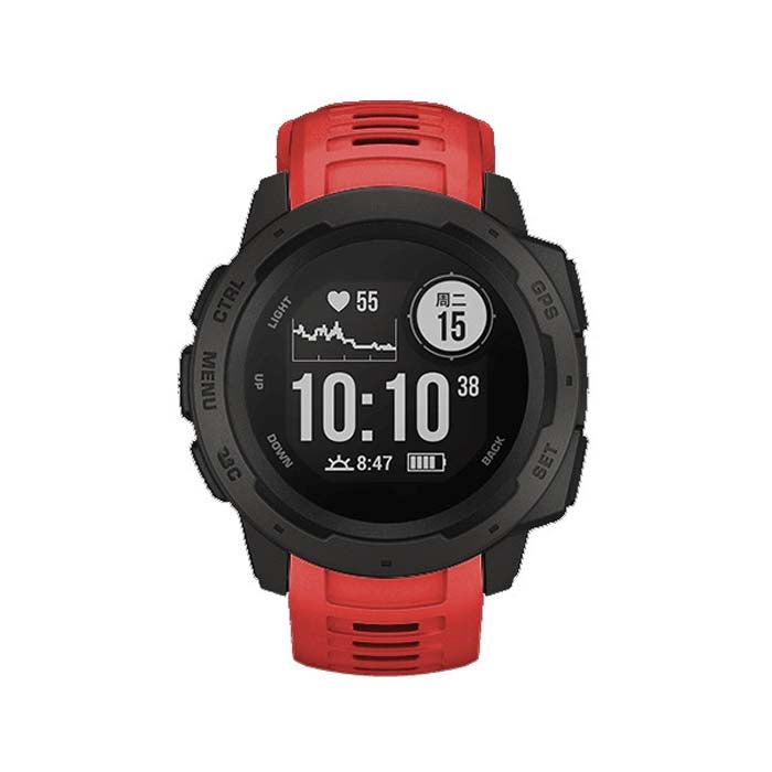 Silicone Watch Band for Garmin Instinct 22mm, Host not Included(Red) - Watch Bands by PMC TechLife | Online Shopping South Africa | PMC TechLife | Buy Now Pay Later Mobicred
