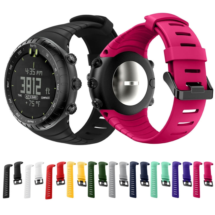 Smart Watch Silicone Watch Band for Suunto Core(Black) -  by PMC TechLife | Online Shopping South Africa | PMC TechLife | Buy Now Pay Later Mobicred