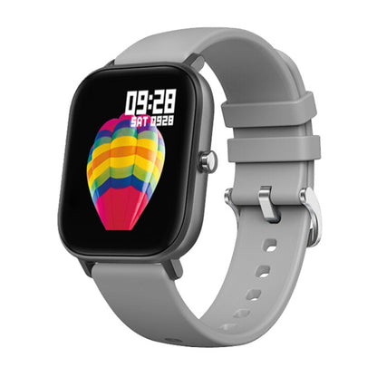 LOKMAT P8 1.4 inch Screen Waterproof Health Smart Watch, Pedometer / Sleep / Heart Rate Monitor (Silver Grey) - Smart Watches by Lokmat | Online Shopping South Africa | PMC Jewellery | Buy Now Pay Later Mobicred