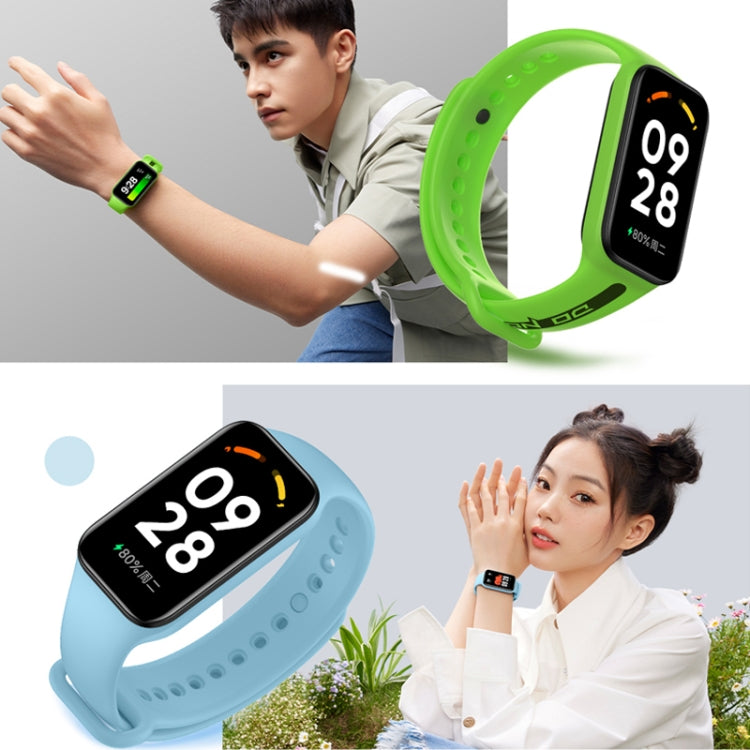 Original For Xiaomi Redmi Band 2 TPU Fluorescent Watch Band (Green) - Watch Bands by Xiaomi | Online Shopping South Africa | PMC Jewellery