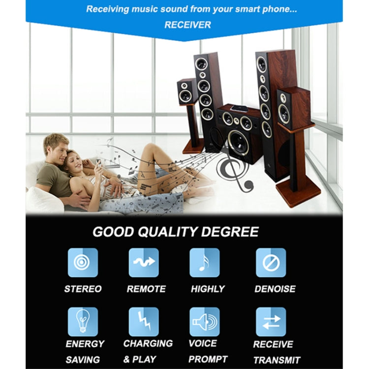 B6 Bluetooth 2 in 1 Audio Receiver / Transmitter Music Sound Adapter - Audio Receiver Transmitter by PMC TechLife | Online Shopping South Africa | PMC TechLife